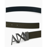 Ceinture homme - bleu marine/truffe
