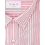 Chemise Gabriel rouge rayée