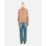 Top En Soie Imprimé Fleuri Femme