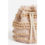 Sac Bourse En Papier Et Bois En Viscose