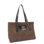 Sac cabas épaule Zippé Jungle