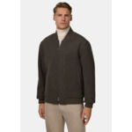 Bomber En Laine Et Nylon