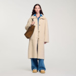 Manteau en peau lainée