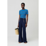 Pantalon droit à pont