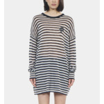 Pull En Mohair Et Laine À Rayures Femme