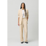 Pantalon large taille haute