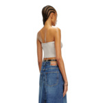 Top tube avec plaque à logo