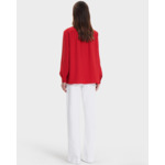 Blouse Tiberina Rouge en Polyester