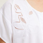 Laurence Tavernier - Chemise de nuit courte en satin, Hawai