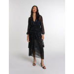 Robe longue à sequins