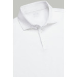 Polo En Jersey De Coton Pima Regular Fit Manches Longues