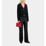 Cardigan Boutonne A Torsades Femme
