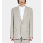 Veste De Costume Beige En Lin Homme
