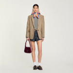 Veste de costume pied de poule