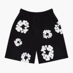 Denim Tears Short The Cotton Wreath Noir