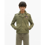 Blouson Biker Avec Badge