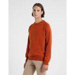 Pull Emile en laine et cachemire orange