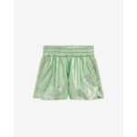 Short Taille Haute En Cuir Lamé Sultan