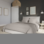 Housse de couette Influence Percale Fumée