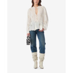 Top Brodé Avec Liens Lalia