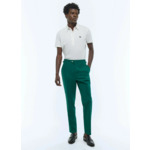 Chino ajusté en toile de coton