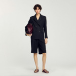 Veste de costume à boutonnage croisé