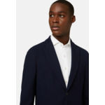 Veste Bleu Marine en Coton B Jersey