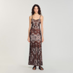 Robe longue à imprimé bandana