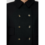 Manteau Marceau-Noir en Laine Froide