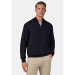 Pull Demi Zip En Laine Mérinos