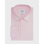 Chemise Ajustée rayée rose