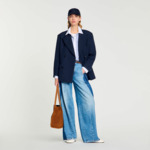 Veste de costume en laine mélangée