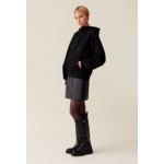 Sweatshirt capuche oversize noir