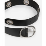 Ceinture En Cuir Avec Oeillets