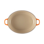 Cocotte ovale 35cm en fonte émaillée volcanique