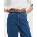 Ceinture Cyclone Cognac en cuir