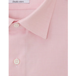 Chemise Contemporaine en façonné rose