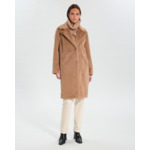 Manteau Mattie Camel en Polyester