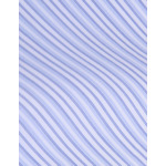 Chemise semi-ajustée rayée bleue