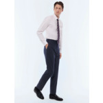 Pantalon de costume ajusté en laine