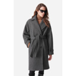 Manteau Cecil En Laine Mélangée