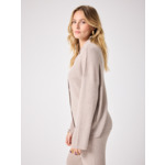 Chemise en laine au bégonia TERRE FUMEE