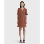 Robe Retie Marron