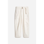 Pantalon Edan En cuir de chèvre, imprimé serpent