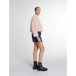 Veste courte en fausse fourrure