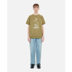 Sweatshirt Kaki Manches Courtes Sérigraphie Kooples Fever Homme