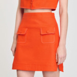 Jupe courte à poches