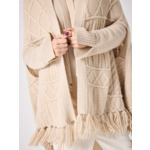 cape en cachemire Athara BEIGE_CHINE