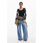 T-shirt à manches imprimées