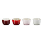 Set de 4 Ramequins 100ml en céramique Collection Petits Fours